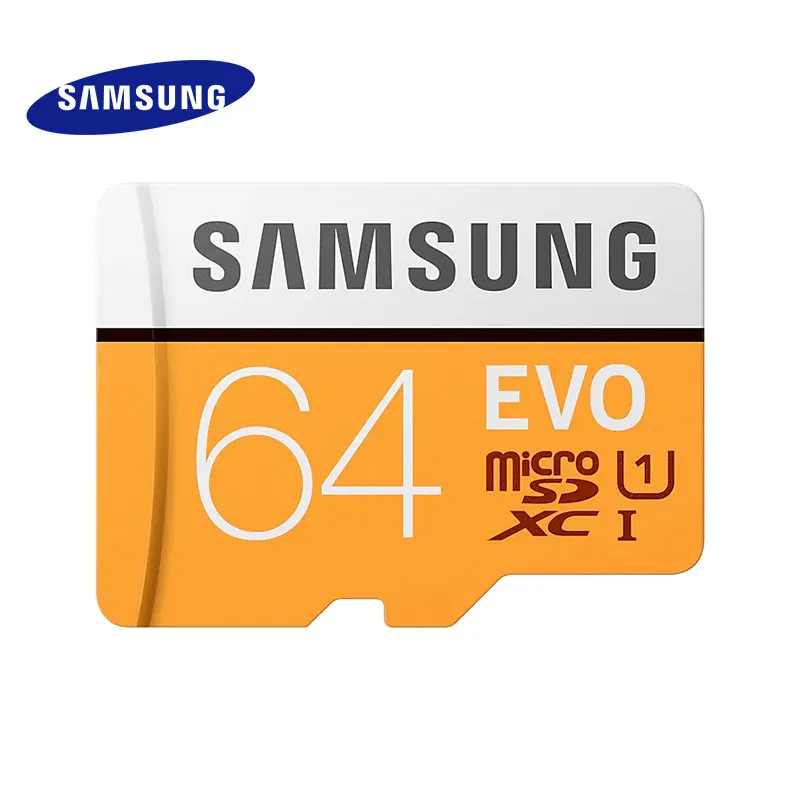 

SAMSUNG Memory Card EVO 64GB 128GB SDHC U1 64G TF95M U3 EVO MicroSD Class 10 Micro SD C10 UHS TF Trans Flash 32GB