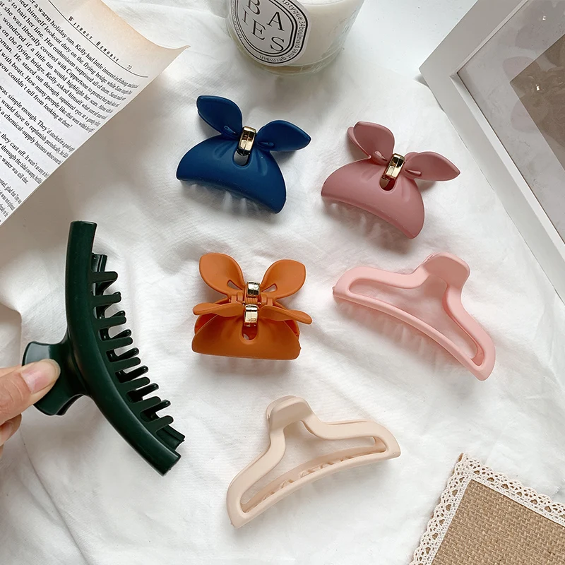 Женская заколка для волос Updo большая в ванну простая виде акулы женская среднего