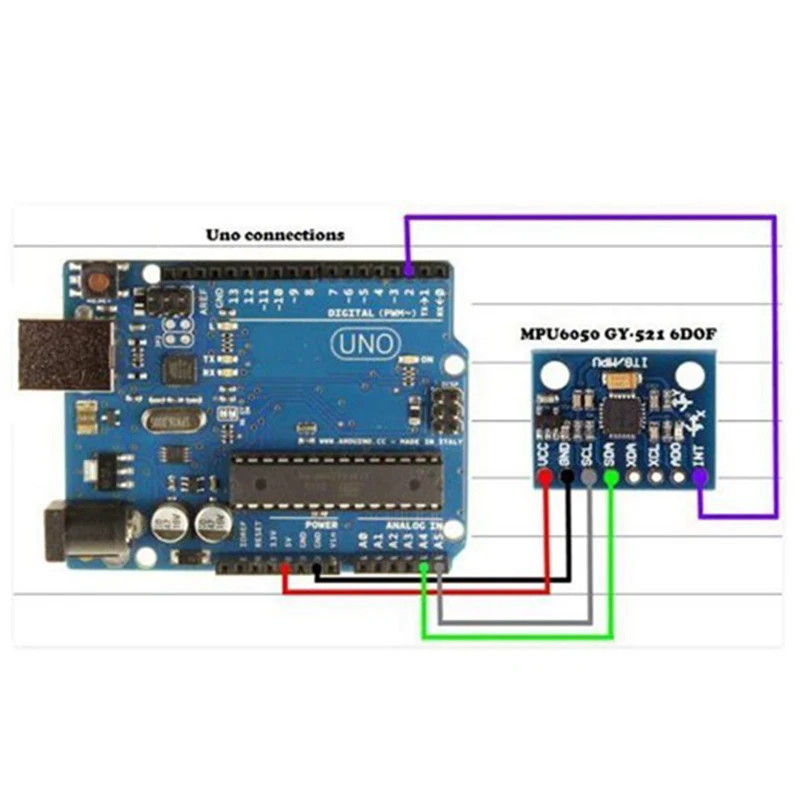 IIC I2C GY 521 MPU 6050 MPU6050 3 осевой аналоговый гироскоп Датчики + акселерометр модуль для