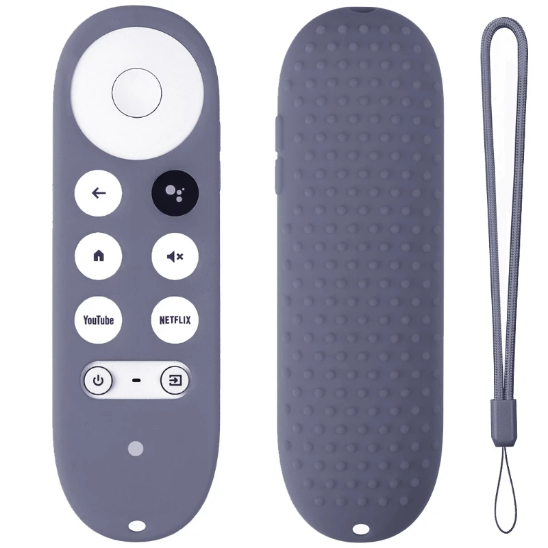 

For -Google TV 2020 Voice Remote Silicone Case Protective Cover Skin Remote A0NB