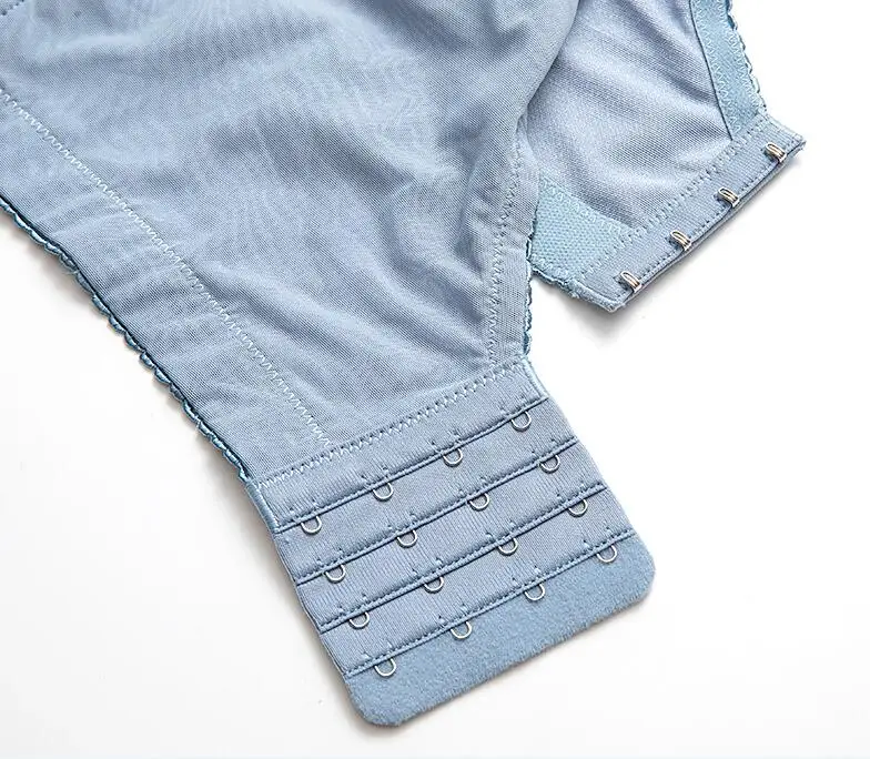 Soft Cups Lace Minimizer Bra for Women Full Coverage Floral Embroidery Underwire Non Padded Push Up Brassiere Lingerie 38 40 G H