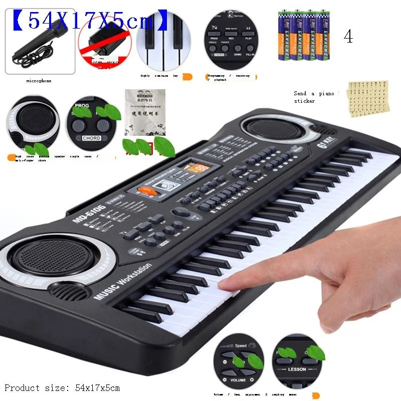 Toy Music Electronica Educatif Org Klavye Instrument Professional Musica Teclado Musical Piano Keyboard Electronic Organ enlarge