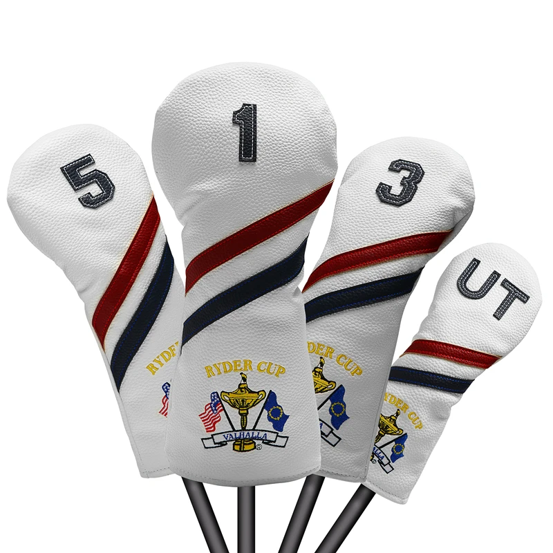 

Ryder Cup PU Golf Set Customized Golf Full Set Head Bag 135UT Driver Fairway Woods Hybrid