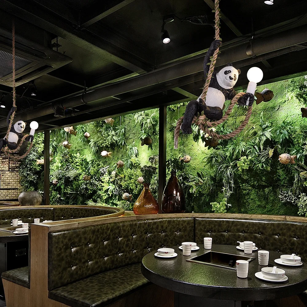 Скандинавские креативные ресторанные светодиодные подвесные светильники с