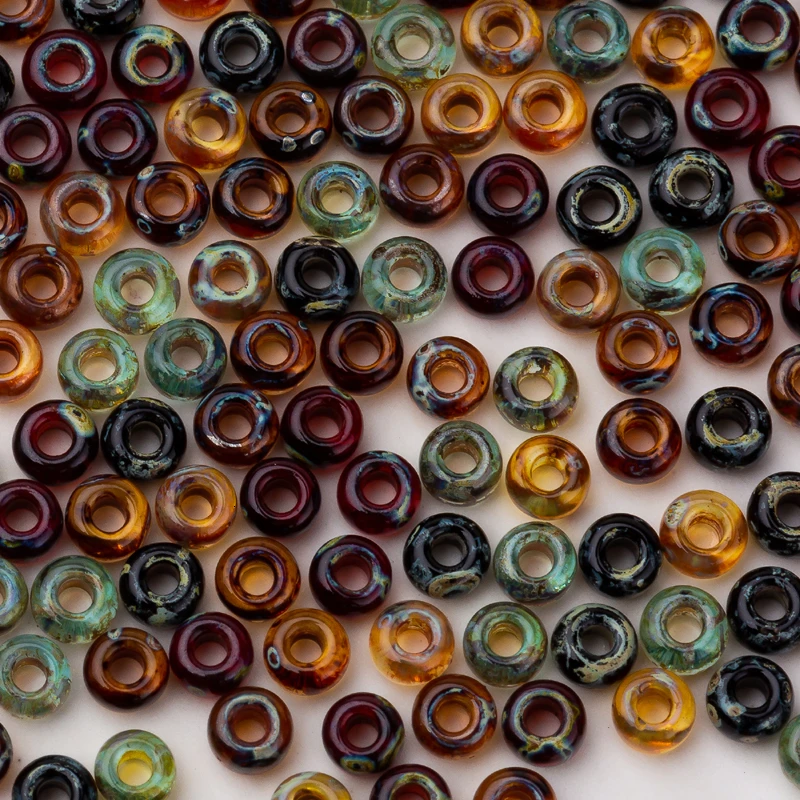 Бусины из японского жемчуга Миюки в стиле Пикассо 4 мм 6/0 дюйма для изготовления