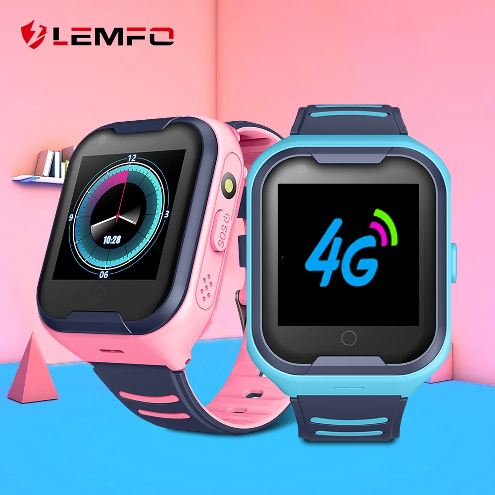 Смарт часы LEMFO G4H 4G Детские водонепроницаемые с камерой поддержкой GPS Wi Fi