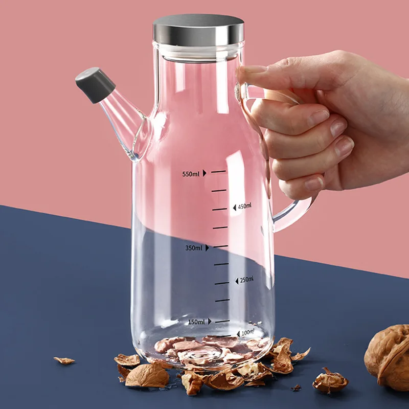 Бутылка для масла из боросиликатного стекла термостойкая 750 мл| |