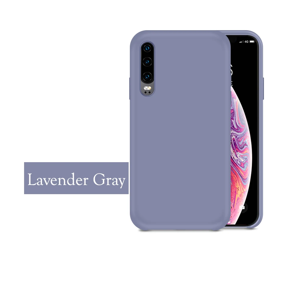 Жидкий силиконовый чехол для huawei P30 Lite, чехол, накладка из микрофибры, чехол для huawei P20 Lite P30 Pro mate 20 Lite Honor 20 10i