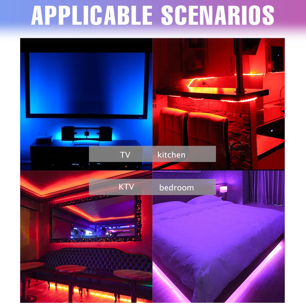 Светодиодная ленсветильник гибкая Водонепроницаемая светодиодная лента 5 В 0