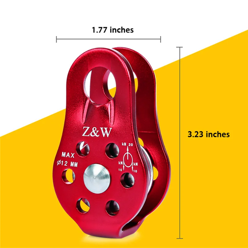 Одинарный фиксированный шкив альпинистская веревка альпинистское снаряжение
