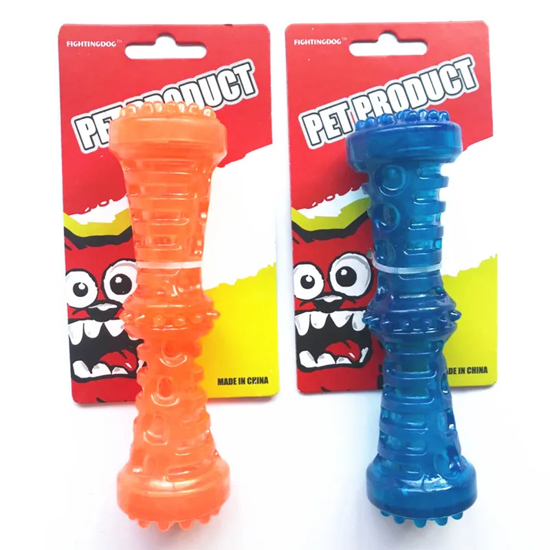 

Sounding pet toy strong bite resistant dog bone molar rod dog toy hot pet supplies dog toothbrush toy cleaning supplies