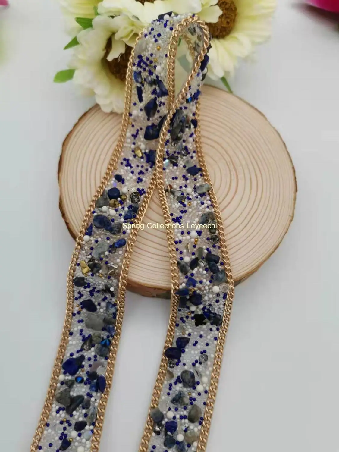 Бесплатная доставка 2*50 см/Лот лента цепочка для торта обрезка свадебное