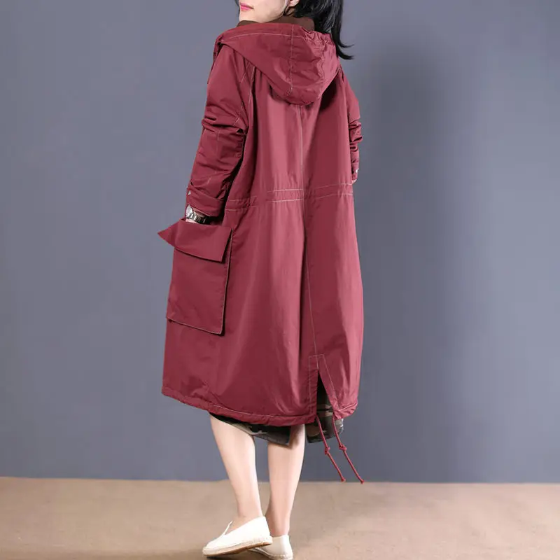 Повседневная осенняя одежда Женский Тренч новинка 2019 Корейская Свободная