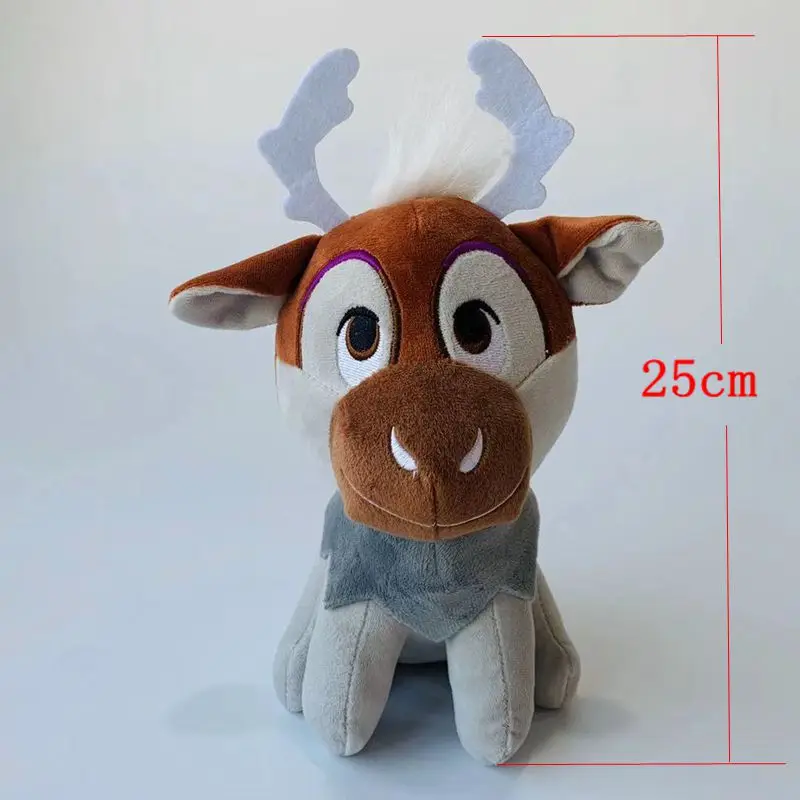 24cm sven 40-50 см Снежная королева принцесса Fever Анна Эльза Brinquedos чучело Плюшевые игрушки куклы для детей рождественские подарки - Цвет: 24cm sven
