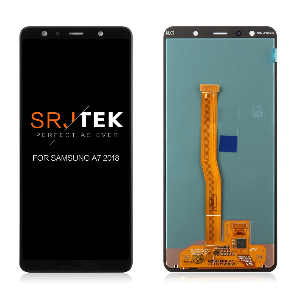 Оригинальный 6 &quotSUPER AMOLED для SAMSUNG GALAXY A7 2018 ЖК A750 A750F SM дисплей сенсорный экран