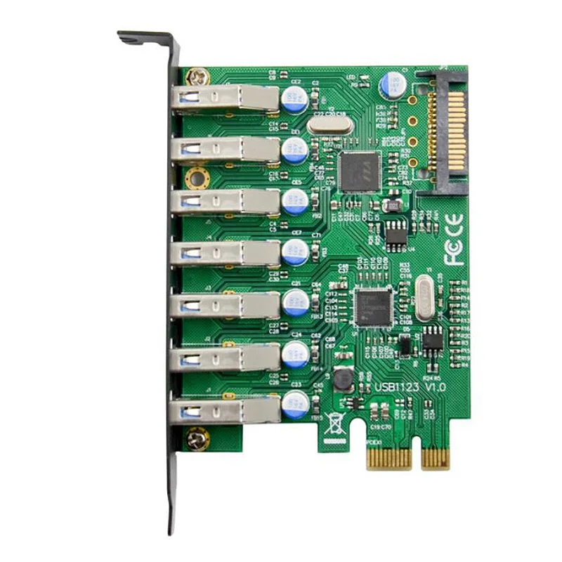 PCI-E USB 3 0 босоножки на ремешке высокий каблук Скорость 7-Порты и разъёмы