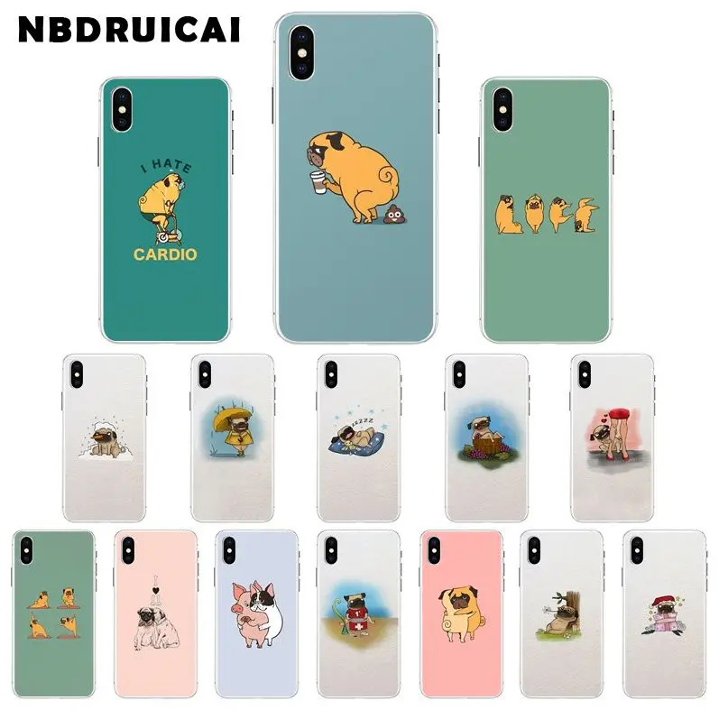 NBDRUICAI Забавный мультфильм собака высокое качество силиконовый чехол для
