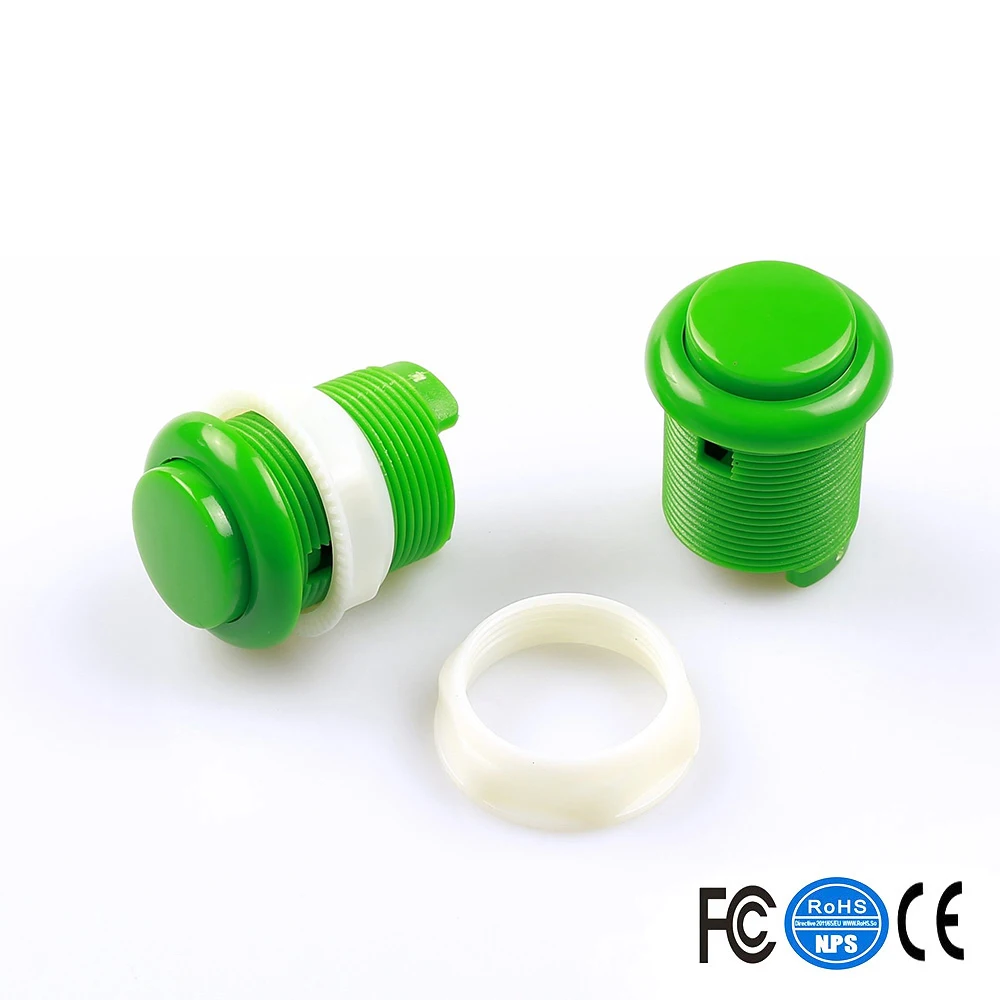 Комплект кнопок с микровыключателями и фиксирующими кольцами 10 шт./лот|Игры