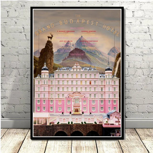 Домашний Декоративный постер, холст, настенное искусство, принт, хит, Grand Budapest, отель, фильм, классический комический подарок, картина, спальня, Модульная картина - Цвет: Nordic 07 HE3610
