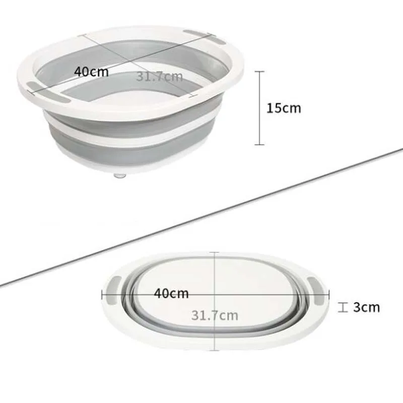 Креативная складная раковина переносная пластиковая для фруктов и овощей