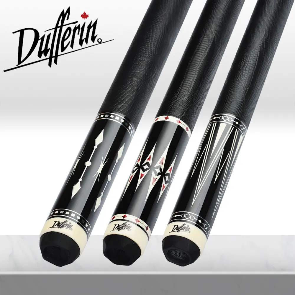 

Dufferin Billiard Pool Cue DF Series12.75mm Tip Canadian Maple High-end Lizard Wrap Handmade Billar Play Stick Kit Professional