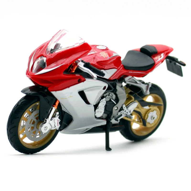 Модель мотоцикла Bburago 1:18 MV Agusta F3 Series Oro 2012 литая модель игрушка новинка в коробке
