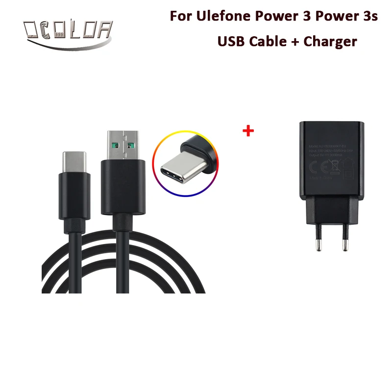 Ocolor для Ulefone power 3 3s быстрое зарядное устройство USB кабель зарядки Замена