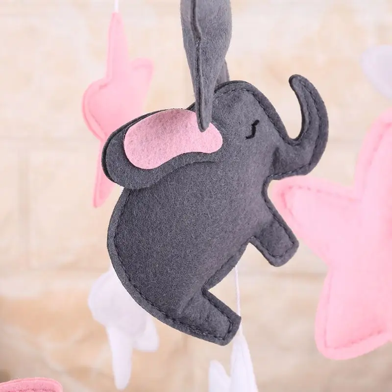 

Baby Crib Felt Stars Musical Mobile Rattle Infant Cot Wind Chime Bed Bell Toys U90B