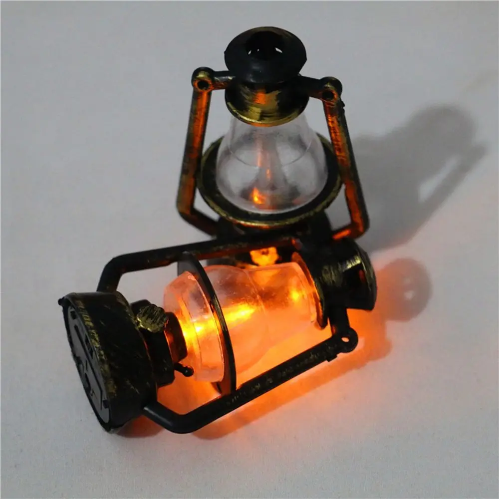 112 16 scale mini kerosene lantern doll house decor miniature oil lamp ornaments fairy garden accessories free global shipping