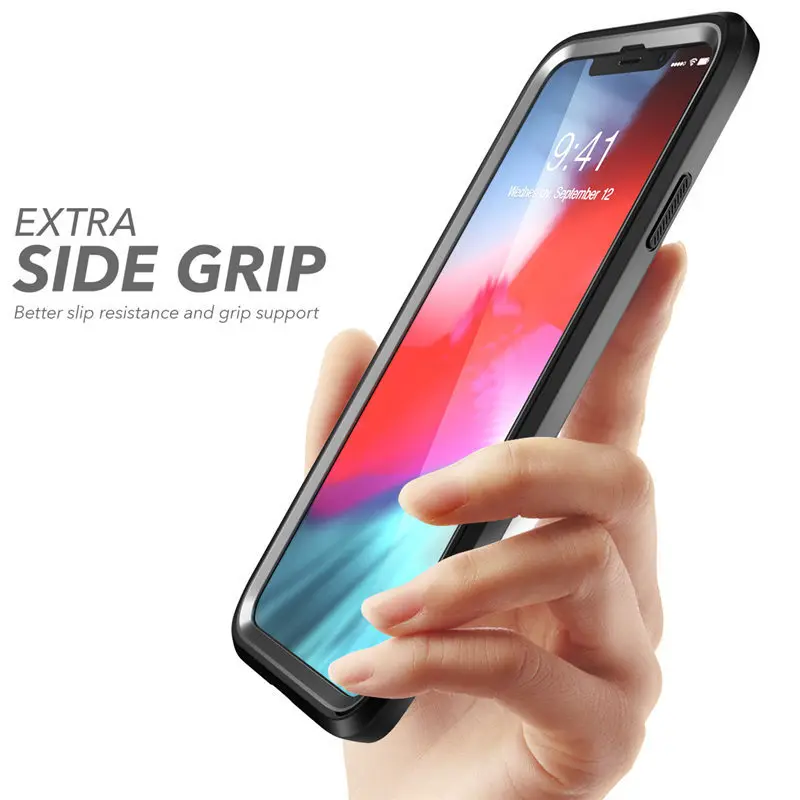 for iphone xr case clayco xenon full body rugged case cover with built in screen protector for iphone xr 6 1 inch 2018 release free global shipping