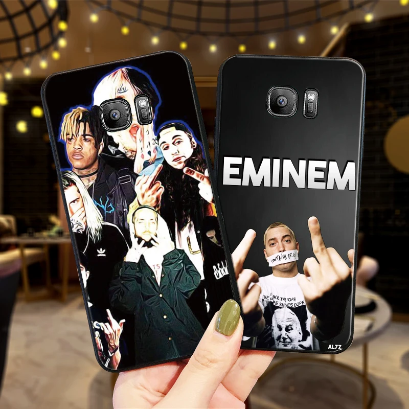 Чехлы для samsung S8 S9 S10 плюс Эминем рэп NOTE 8 9 M10 M20 M30 S6 S7 Edge чехол телефона