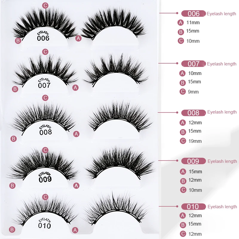 5 пар магнитные ресницы с подводкой для глаз и пинцетом | Красота здоровье