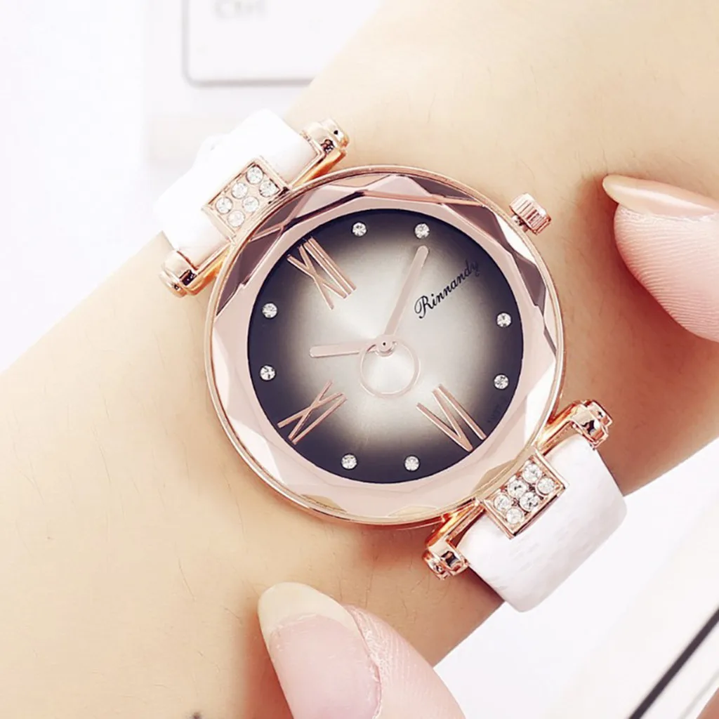 Женские часы reloj mujer женские relogio feminino повседневные с ремешком римские