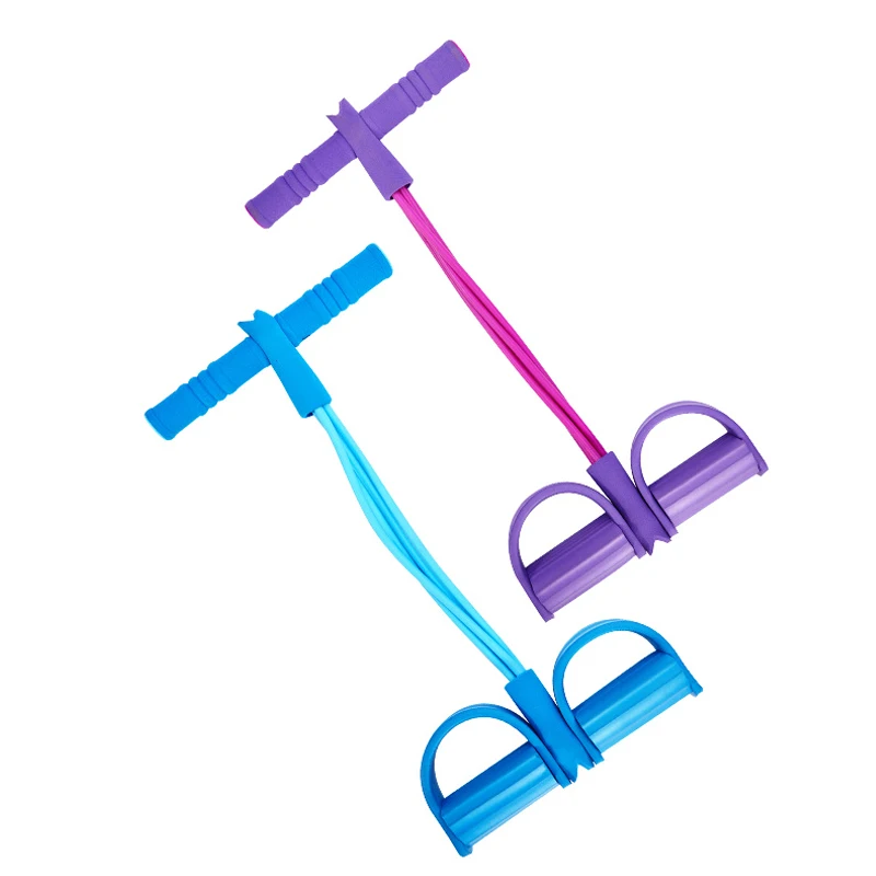 Тренажер для фитнеса эластичная тянущаяся веревка многофункциональный Натяжной