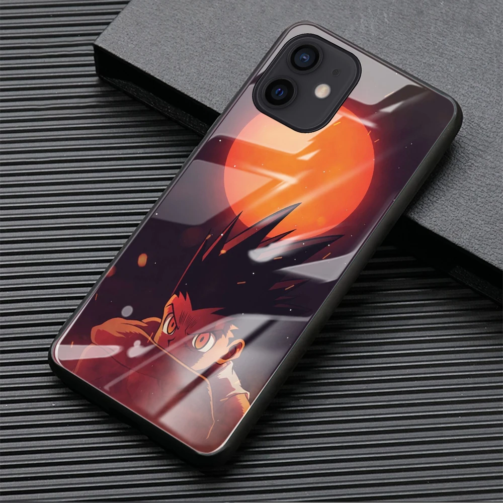 Чехол из закаленного стекла Hunter X Для iphone 12 Gon freecss для 6 6s 7 8 Plus XR XS max 11 mini PRO MAX SE