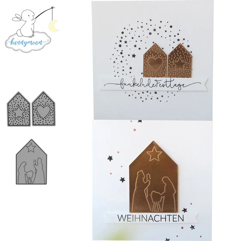 2019 Новое прибытие дома этикетки металлические Вырубные штампы 3D DIY Скрапбукинг