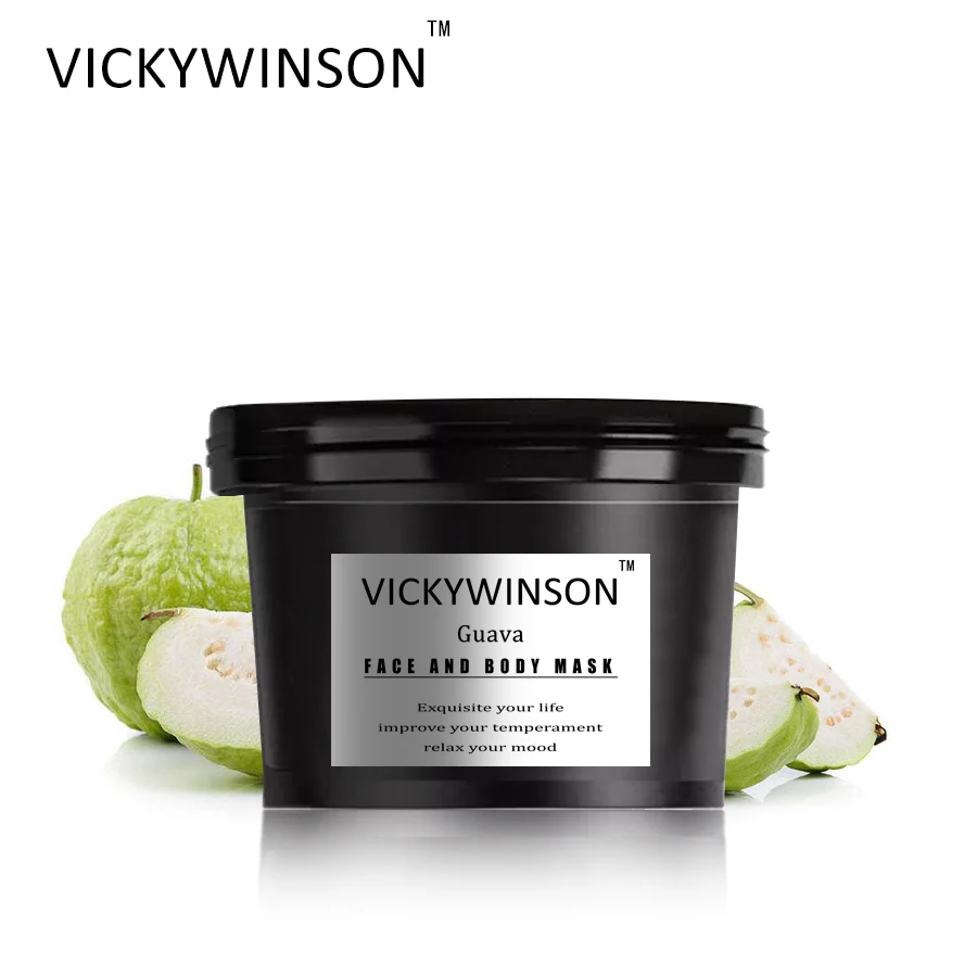 

VICKYWINSON Guava scrub cream 50g Facial Exfoliating Moisturizing Cream Shrink Skin Oil-control Deep Cleansing Hydrating Cream