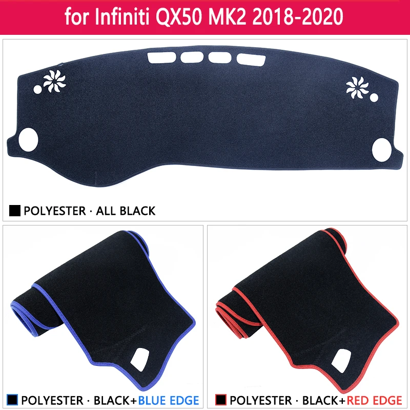 Противоскользящий коврик для приборной панели Infiniti QX50 2018 2019 2020 II MK2 защиты от