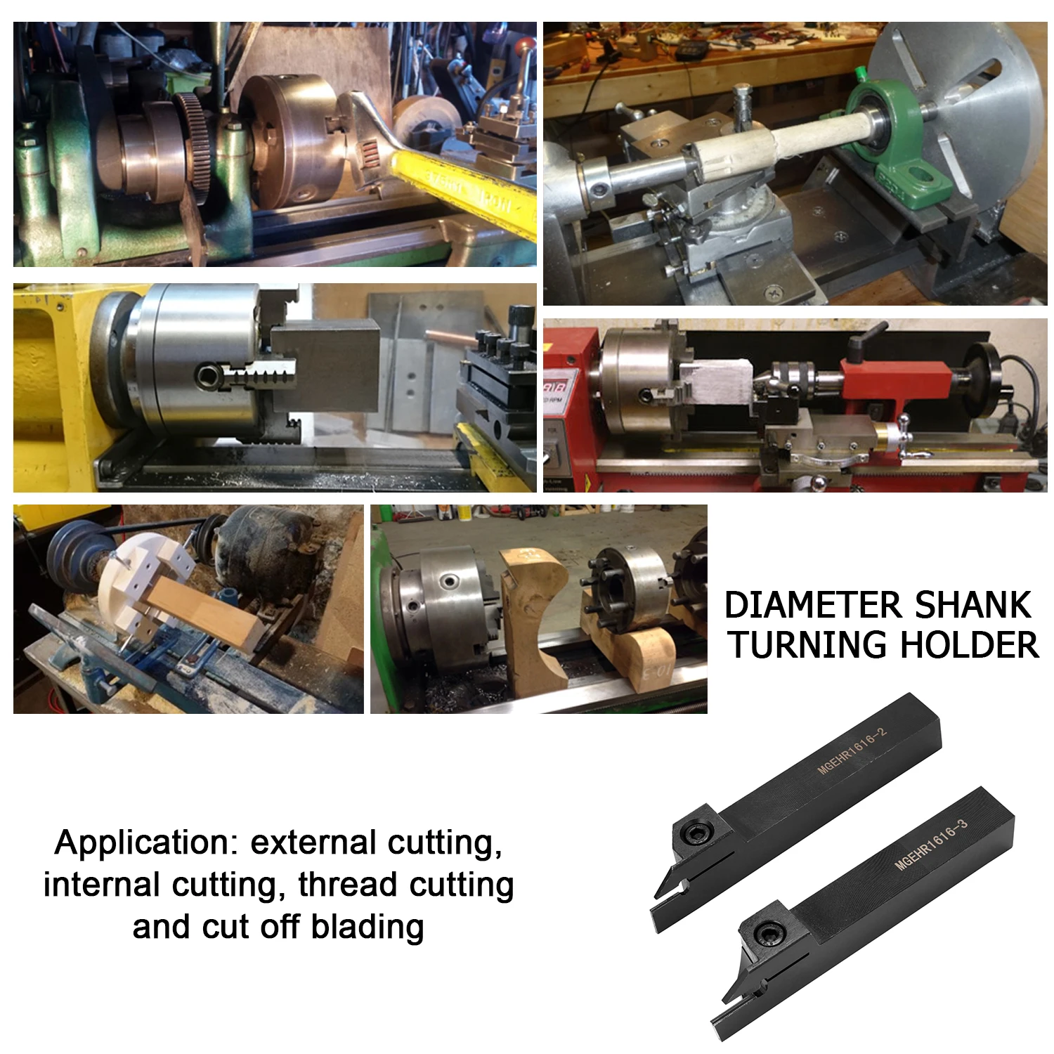 

MGEHR1616-2 MGEHR1616-3 Grooving Tool Holder Kit fine quality alloy spring steel CNC Turning Tool w/ superior tensile strength