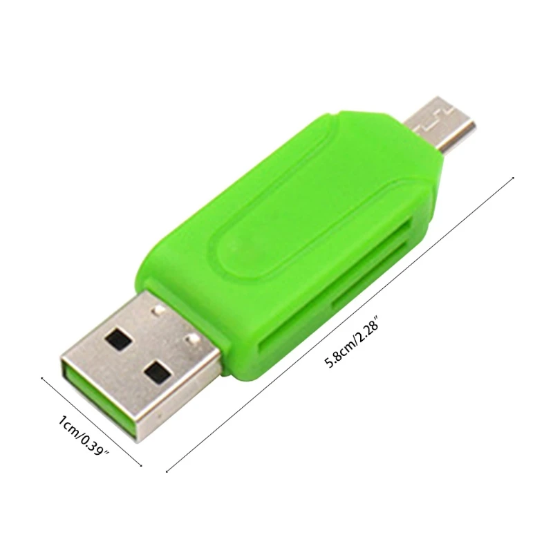 

Type-c Mobile Phone Computer TF/SD Card Reader OTG Two-in-one Multi-function USB2.0 High-speed Card Reader 11UB