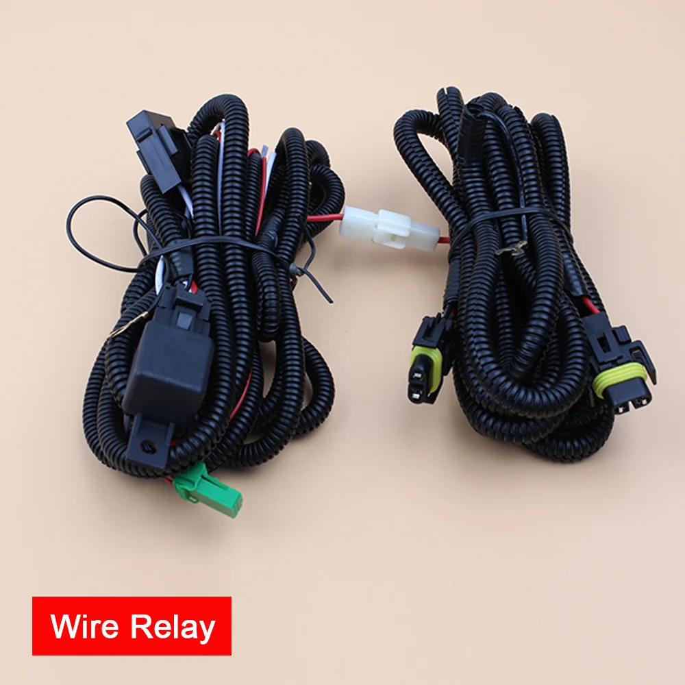 1 пара 12 В Автомобильная противотуманная фара в сборе с противотуманными фарами и