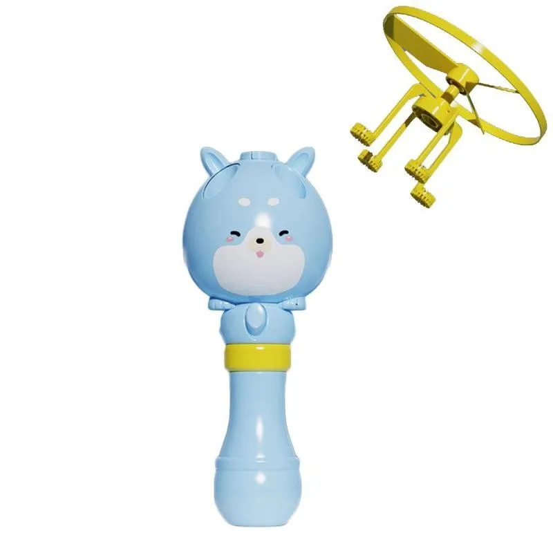 Надувные пузырьки Мультяшные летающие бамбуковые стрекозы игрушки для