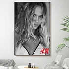 Шелковая ткань настенный постер Наташа поли сексуальная модель звезда искусство домашний Декор подарок