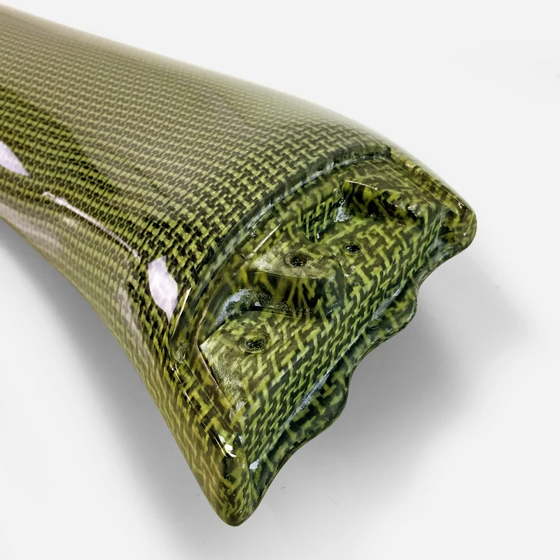 Комплект для тюнинга VRSAR1 желтый кевларовый задний крыльчатый клапан с глянцевой