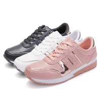 springautumn 2020 fashion sneakers platform shoes woman mixed colors casual lace up run shoes breathable zapatos de mujer