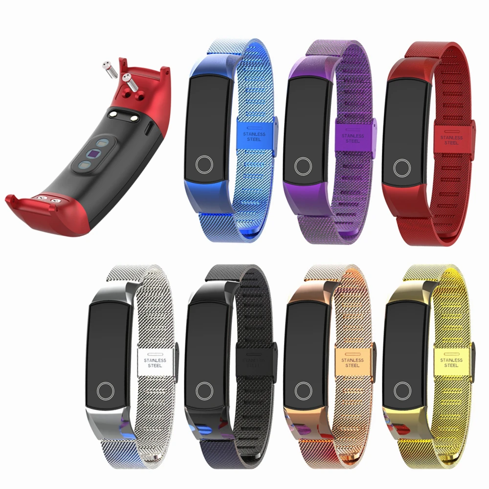 Металлический ремешок для смарт-часов Honor Band 5 браслет из нержавеющей стали Huawei 5/4