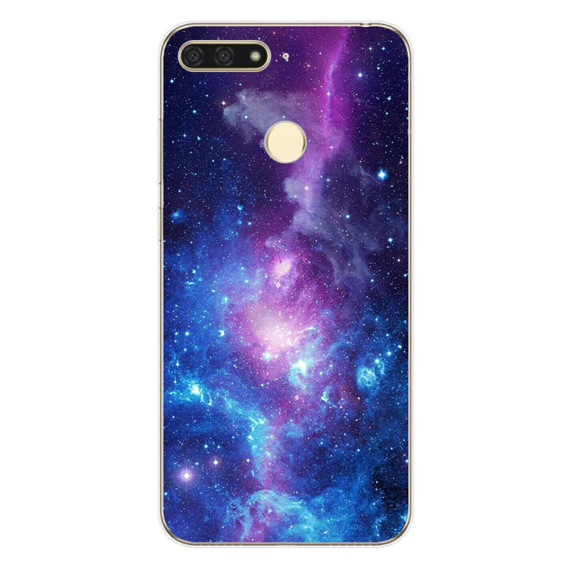 Silicone Cover For Huawei Honor 7A Pro Case 5.7&quot Printing Cool Cat Dog Cases 7 A Honor7A pro 7Apro Fundas Coque |