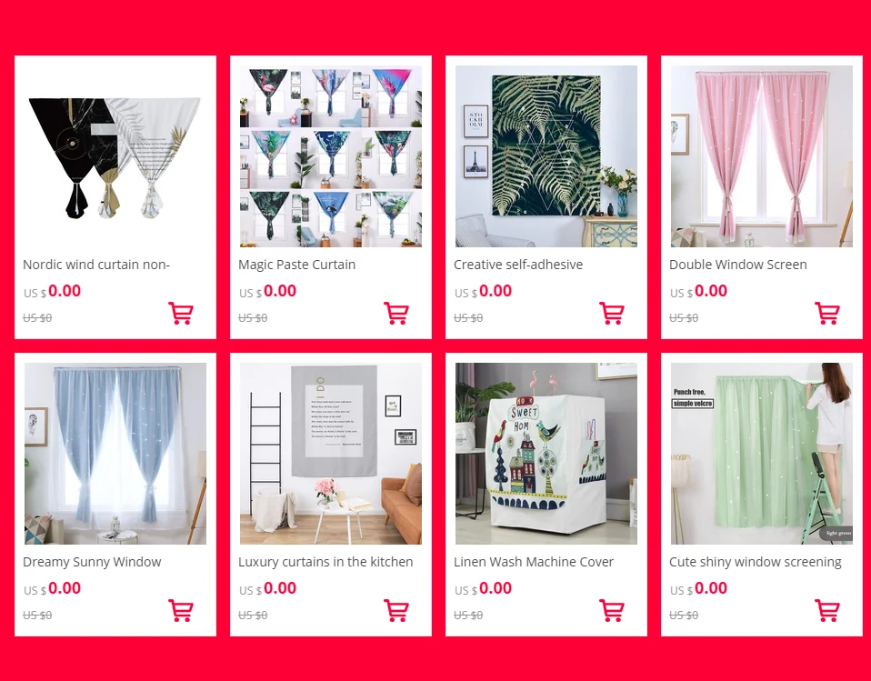 CUSTOM CURTAIN SIZE LINK Creative Self-Adhesive Curtains, Blackout, Insulated Window Screen, Punch-Free Tapestry