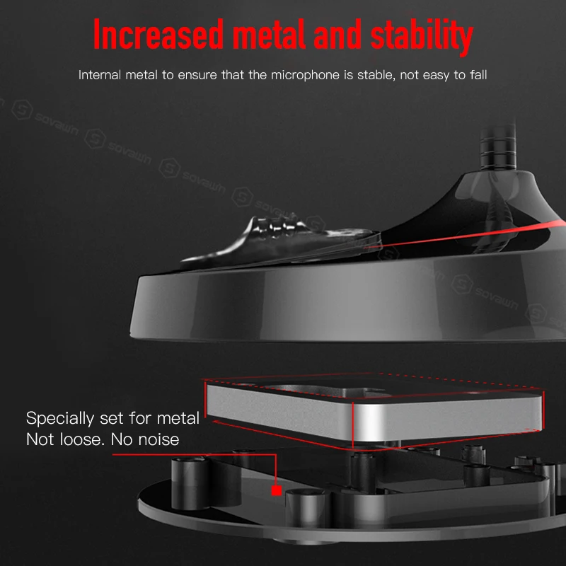Микрофон F12 для караоке USB профессиональный вокала записи пения настольный