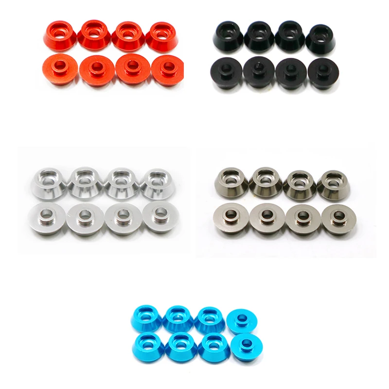 

8Pcs Metal Connecting Rod Screw Gasket Shim Washer Rest for WPL C14 C24 C34 C44 MN D90 D91 D99S RC Car